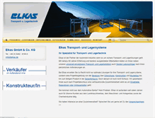Tablet Screenshot of elkas.de